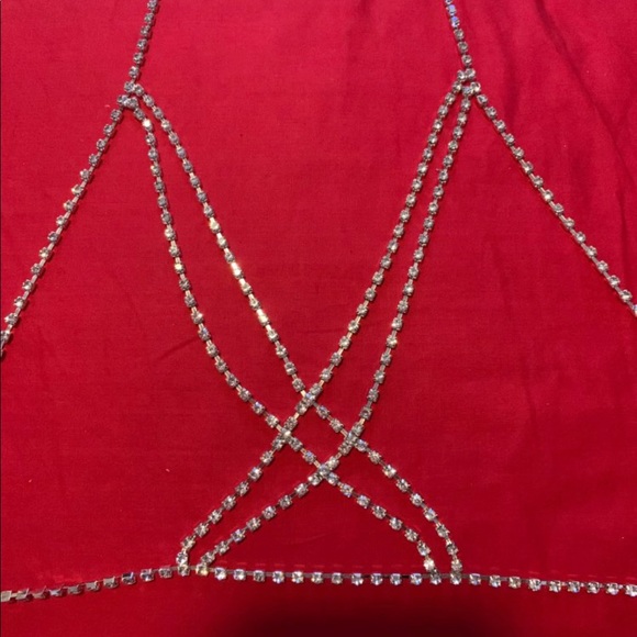 Rhinestone Bralette - Picture 2 of 5